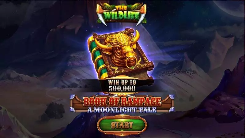 Book Of Rampage – A Moonlight Tale Spinomenal Slot Introduction Screen