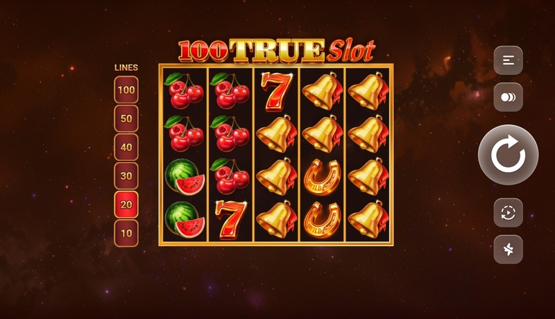 100 True Slot TrueLab Games Slot Main Screen Reels