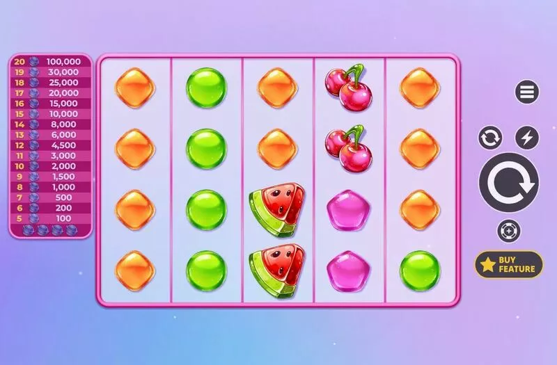 20 Sweet Candies Apparat Gaming Slot Info and Rules