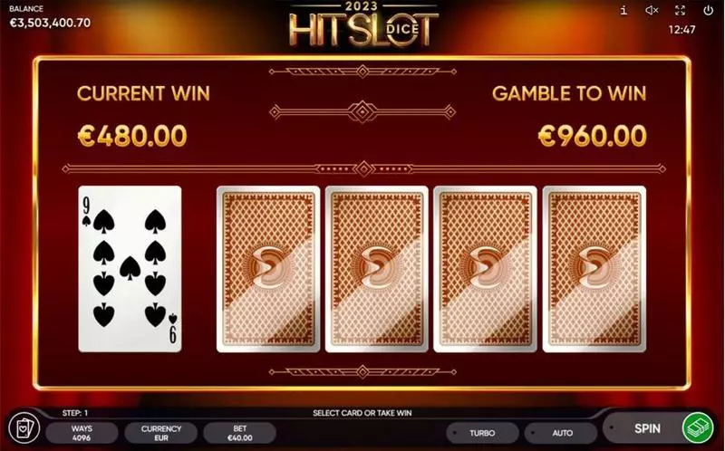 2023 Hit Slot Dice Endorphina Slot Gamble Winnings
