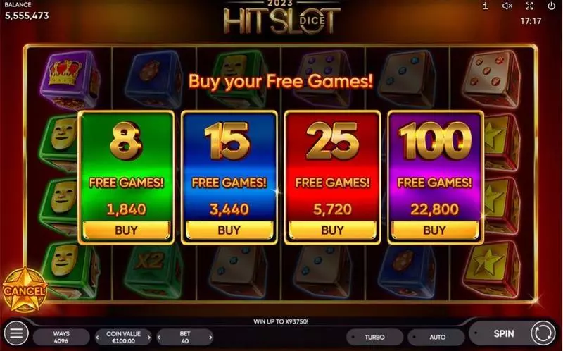 2023 Hit Slot Dice Endorphina Slot Info and Rules