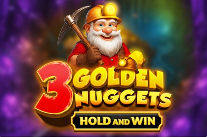 3 Golden Nuggets - Hold and Win Dragon Gaming Slot Introduction Screen