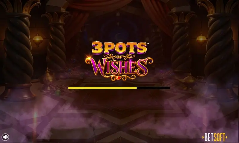 3 Pots of Wishes BetSoft Slot Introduction Screen