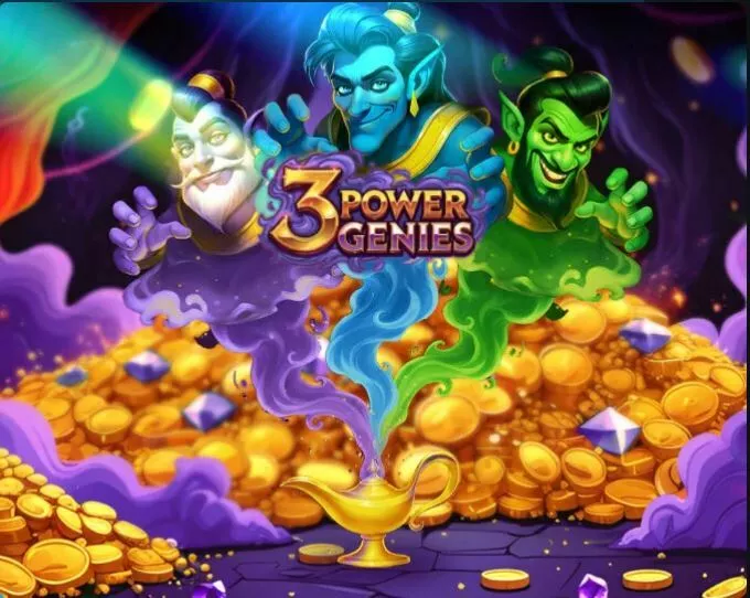 3 Power Genies AvatarUX Slot Introduction Screen