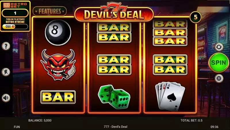777 – Devil’s Deal Spinomenal Slot Main Screen Reels