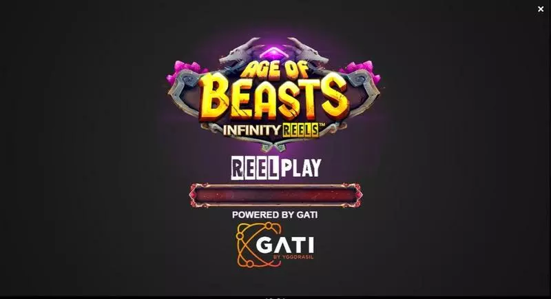 Age of Beasts Infinity Reels ReelPlay Slot Introduction Screen