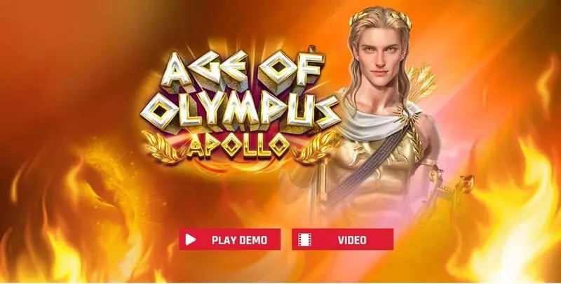 Age of Olympus: Apollo Red Rake Gaming Slot Introduction Screen