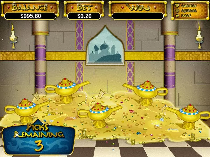 Aladdin's Wishes RTG Slot Bonus 1