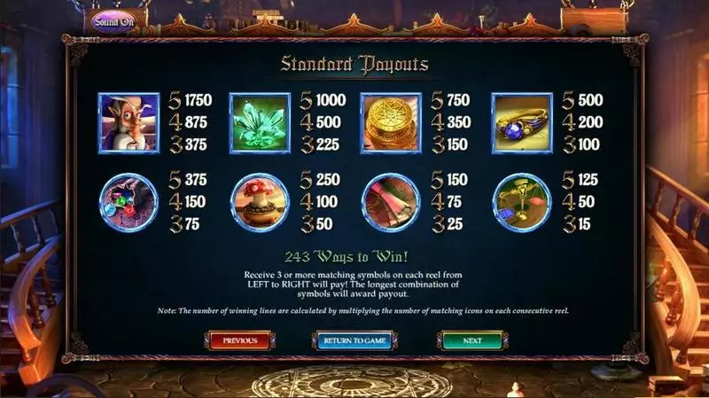 Alkemor's Tower BetSoft Slot Info and Rules