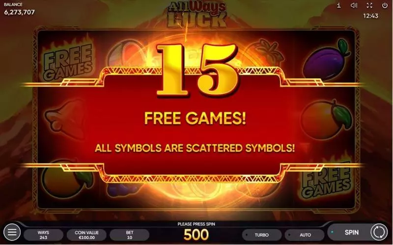 All Ways Luck Endorphina Slot Free Spins Feature