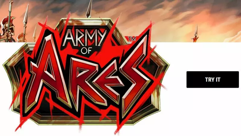 Army Of Ares Hacksaw Gaming Slot Introduction Screen