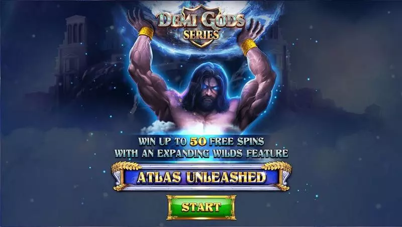 Atlas Unleashed Spinomenal Slot Introduction Screen