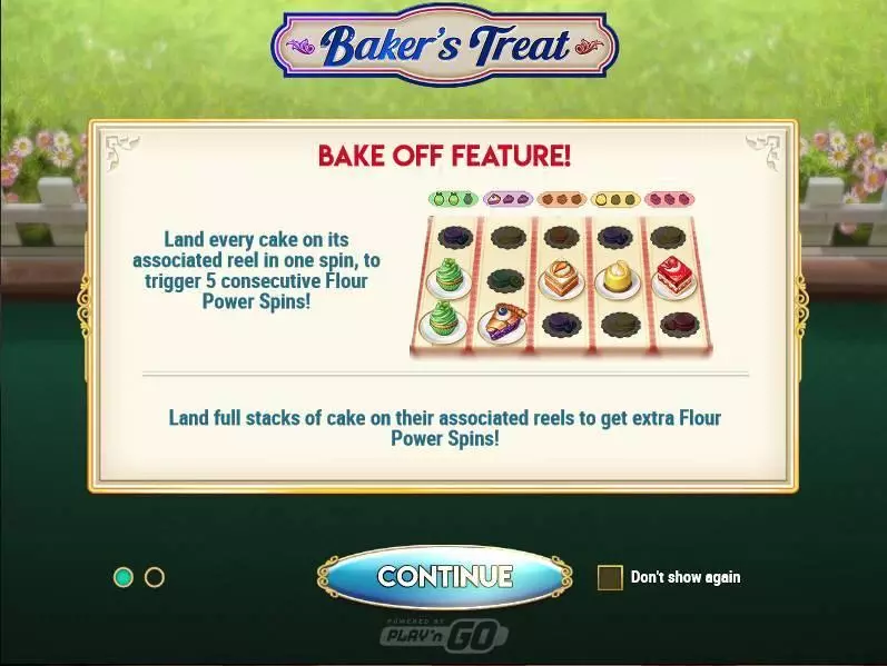 Baker's Treat Play'n GO Slot Info and Rules