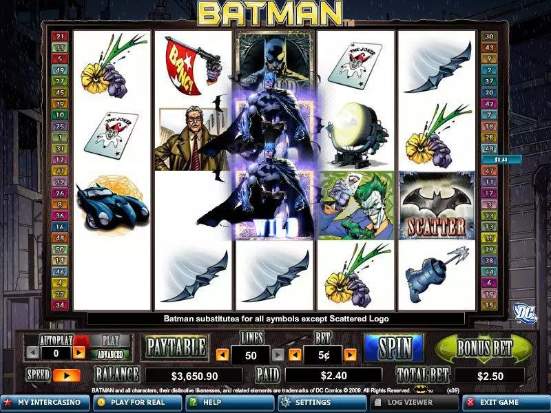 Batman Amaya Slot Main Screen Reels