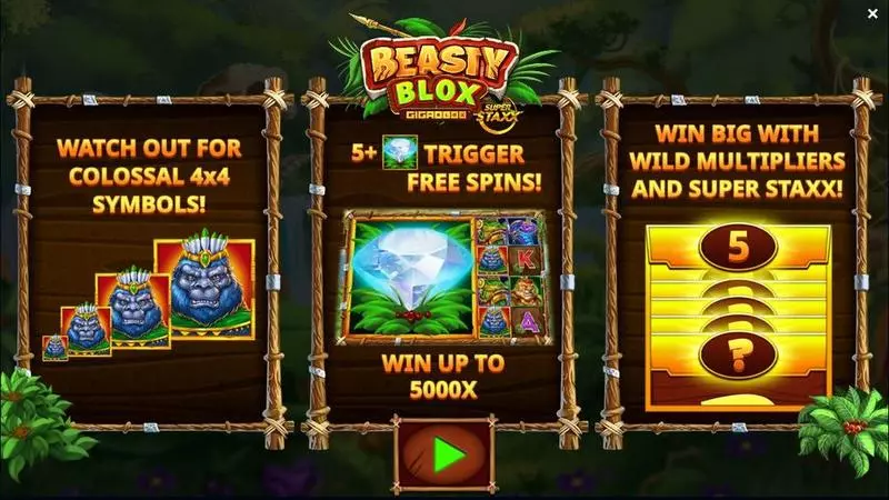 Beasty Blox GigaBlox Jelly Entertainment Slot Info and Rules