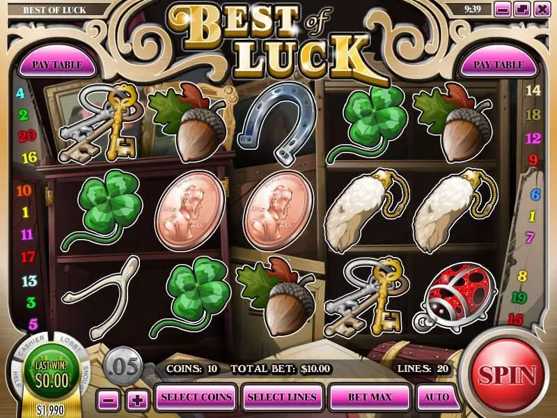 Best of Luck Rival Slot Main Screen Reels