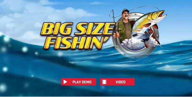 Big Size Fishin' Red Rake Gaming Slot Introduction Screen