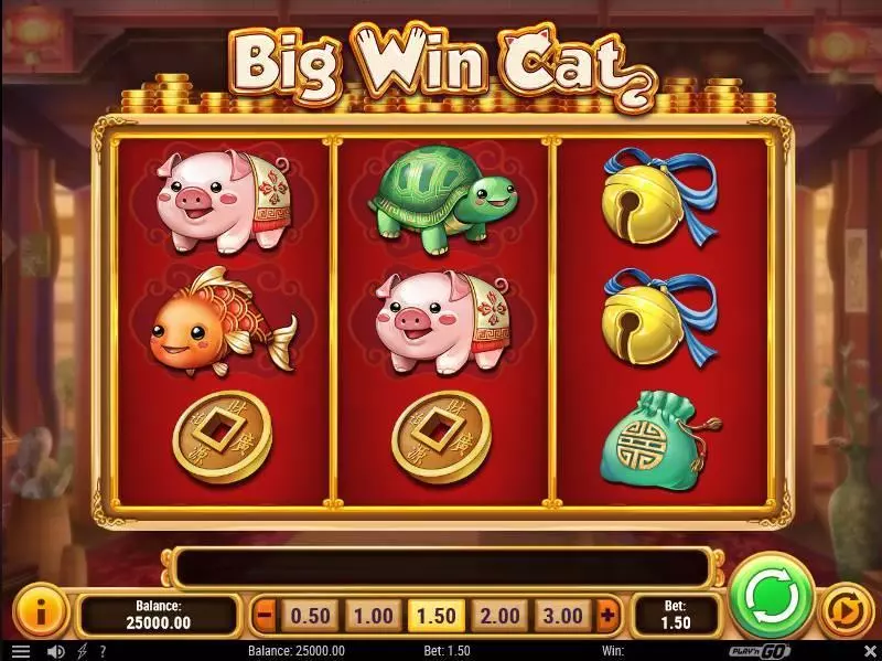 Big Win Cat  Play'n GO Slot Main Screen Reels