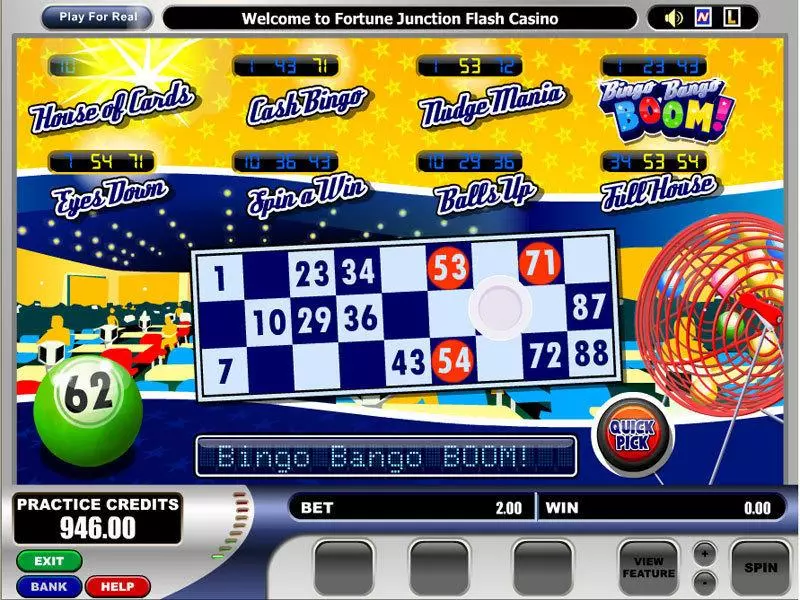 Bingo Bango Boom Microgaming Slot Bonus 1
