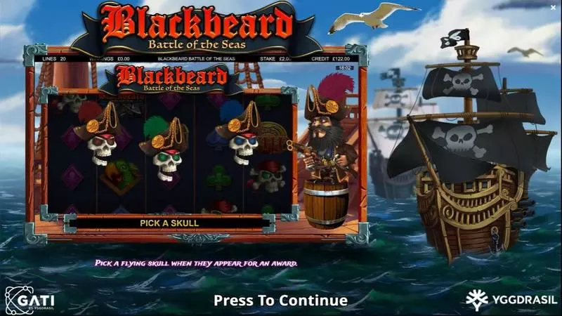 Blackbeard Battle Of The Seas  Bulletproof Games Slot Info and Rules