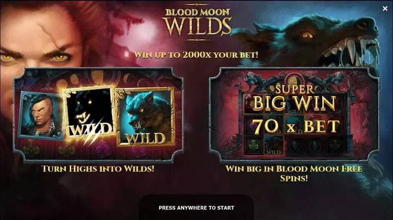 Blood Moon Wilds Yggdrasil Slot Info and Rules