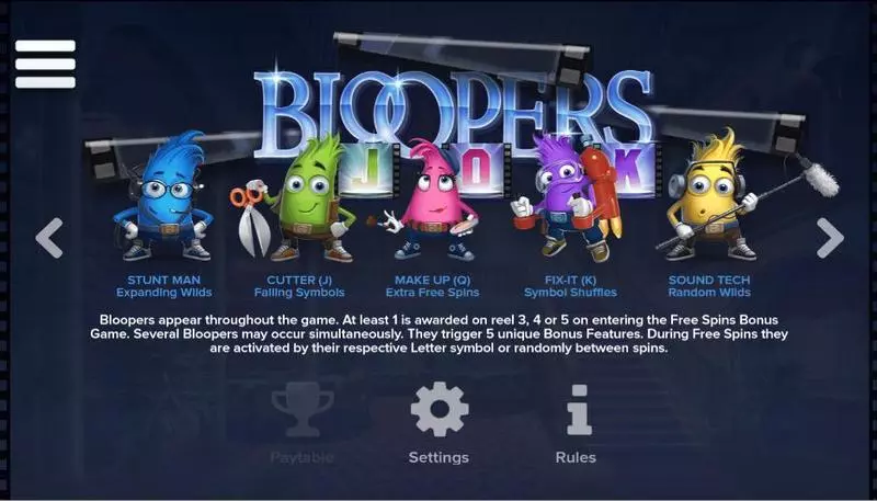 Bloopers  Elk Studios Slot Info and Rules