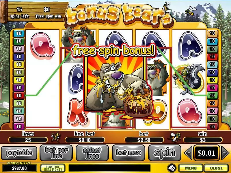 Bonus Bears PlayTech Slot Bonus 1