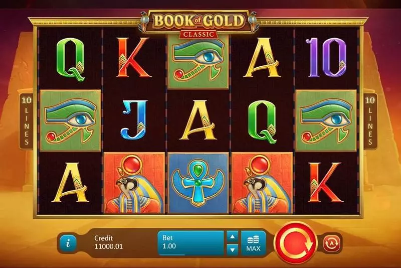 Book of Gold: Classic Playson Slot Main Screen Reels