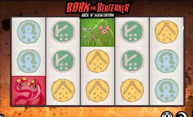 Bork the Berzerker Hack 'N Slash Edition Thunderkick Slot Main Screen Reels