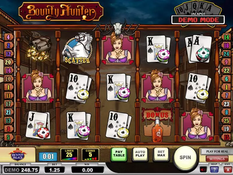 Bounty Hunter Play'n GO Slot Main Screen Reels