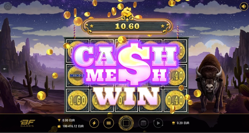 Buffalo Trail Ultra Dice BF Games Slot Introduction Screen