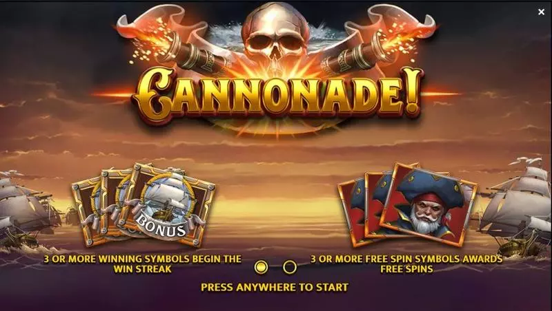 Cannonade! Yggdrasil Slot Info and Rules