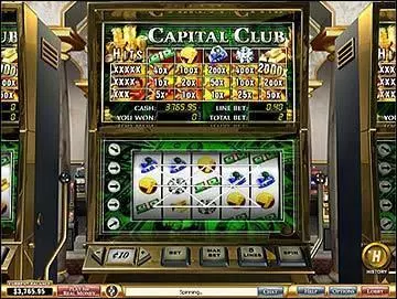 Capital Club PlayTech Slot Main Screen Reels