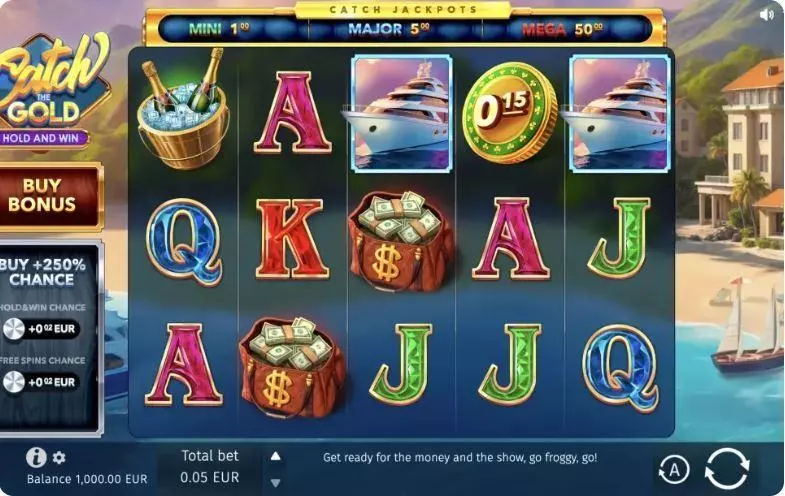 Catch The Gold BGaming Slot Main Screen Reels