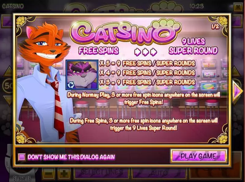 Catsino Rival Slot Info and Rules