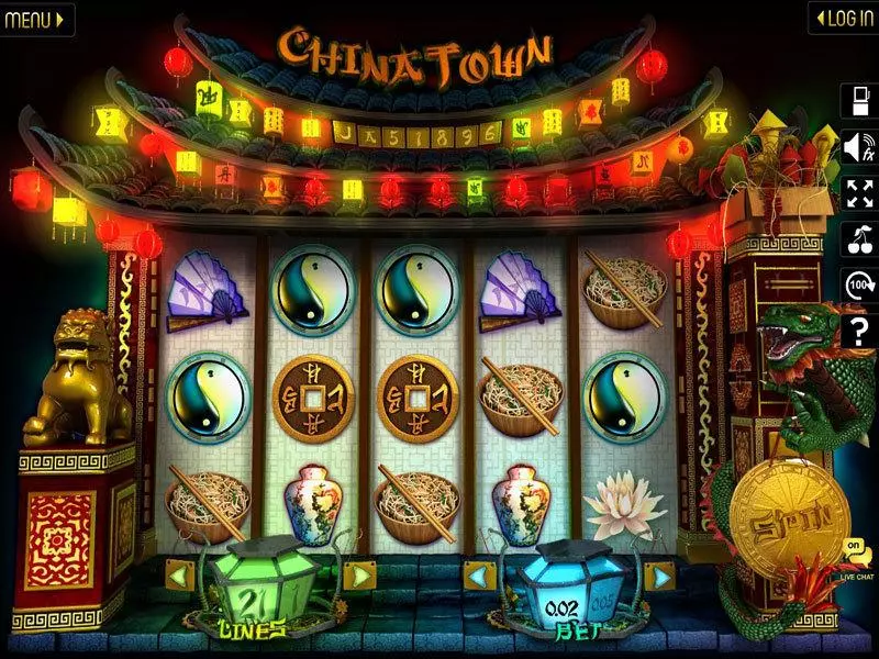 Chinatown Slotland Software Slot Main Screen Reels