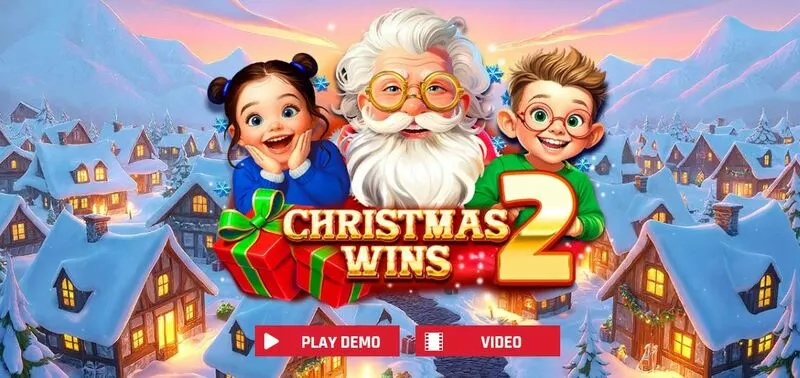 Christmas Wins 2 Red Rake Gaming Slot Introduction Screen