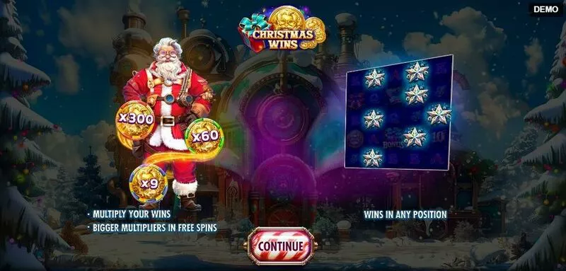 Christmas Wins Red Rake Gaming Slot Info and Rules