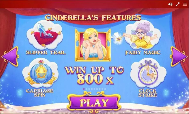 Cinderella Red Tiger Gaming Slot Info and Rules