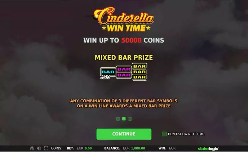 Cinderella Win Time StakeLogic Slot Info and Rules