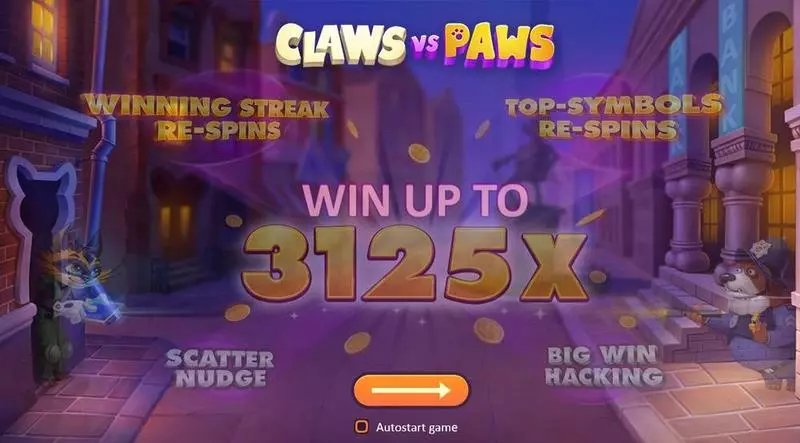 Claws vs Paws Playson Slot Info and Rules