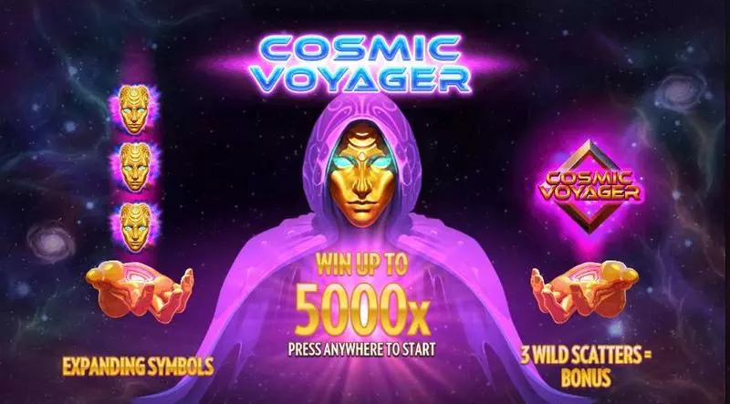 Cosmic Voyager Thunderkick Slot Main Screen Reels