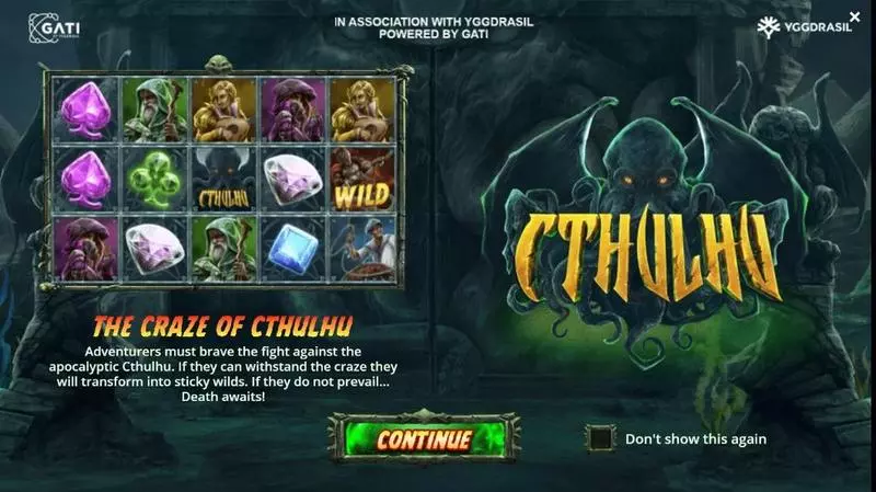 Cthulhu G.games Slot Free Spins Feature