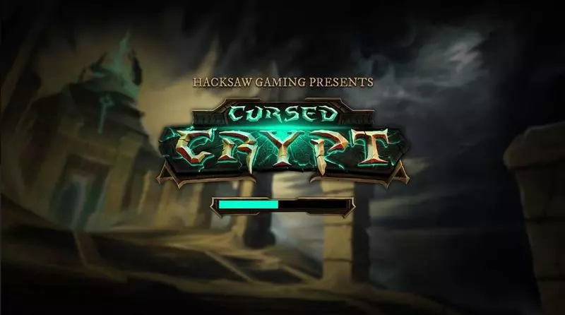 Cursed Crypt Hacksaw Gaming Slot Introduction Screen