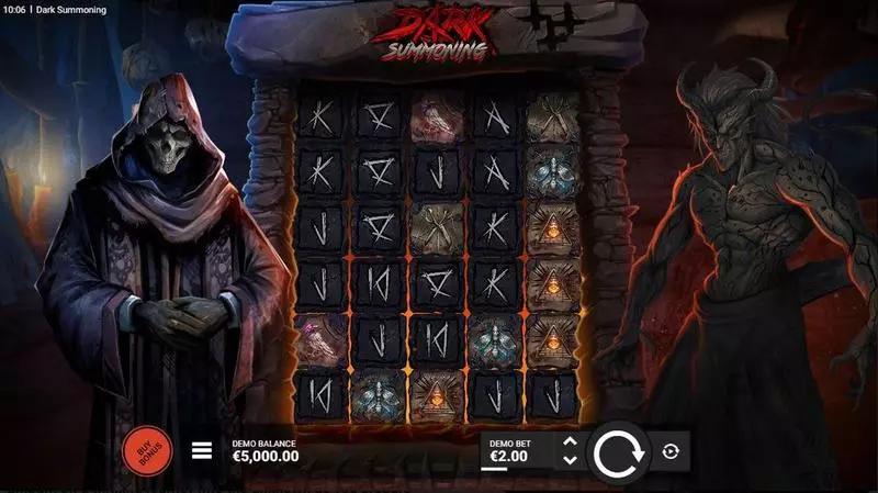 Dark Summoning Hacksaw Gaming Slot Main Screen Reels