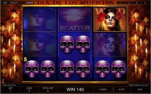 Dia De Los Muertos Endorphina Slot Bonus 2