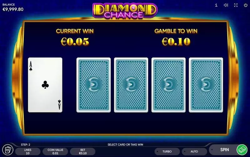 Diamond Chance Endorphina Slot Gamble Winnings