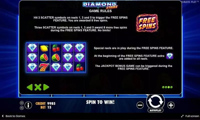 Diamond Strike Pragmatic Play Slot Bonus 2