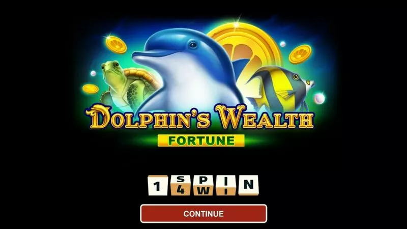 Dolphin's Wealth Fortune 1Spin4Win Slot Introduction Screen