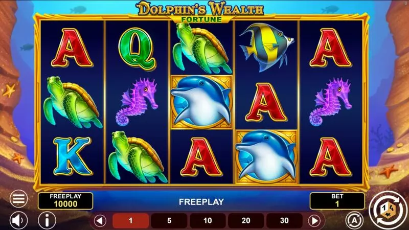 Dolphin's Wealth Fortune 1Spin4Win Slot Winning Screenshot